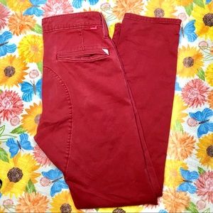 🌻 W31 L32 Levi’s red commuter bike pants denim